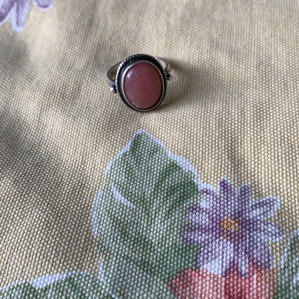 Vintage real quartz crystal ring